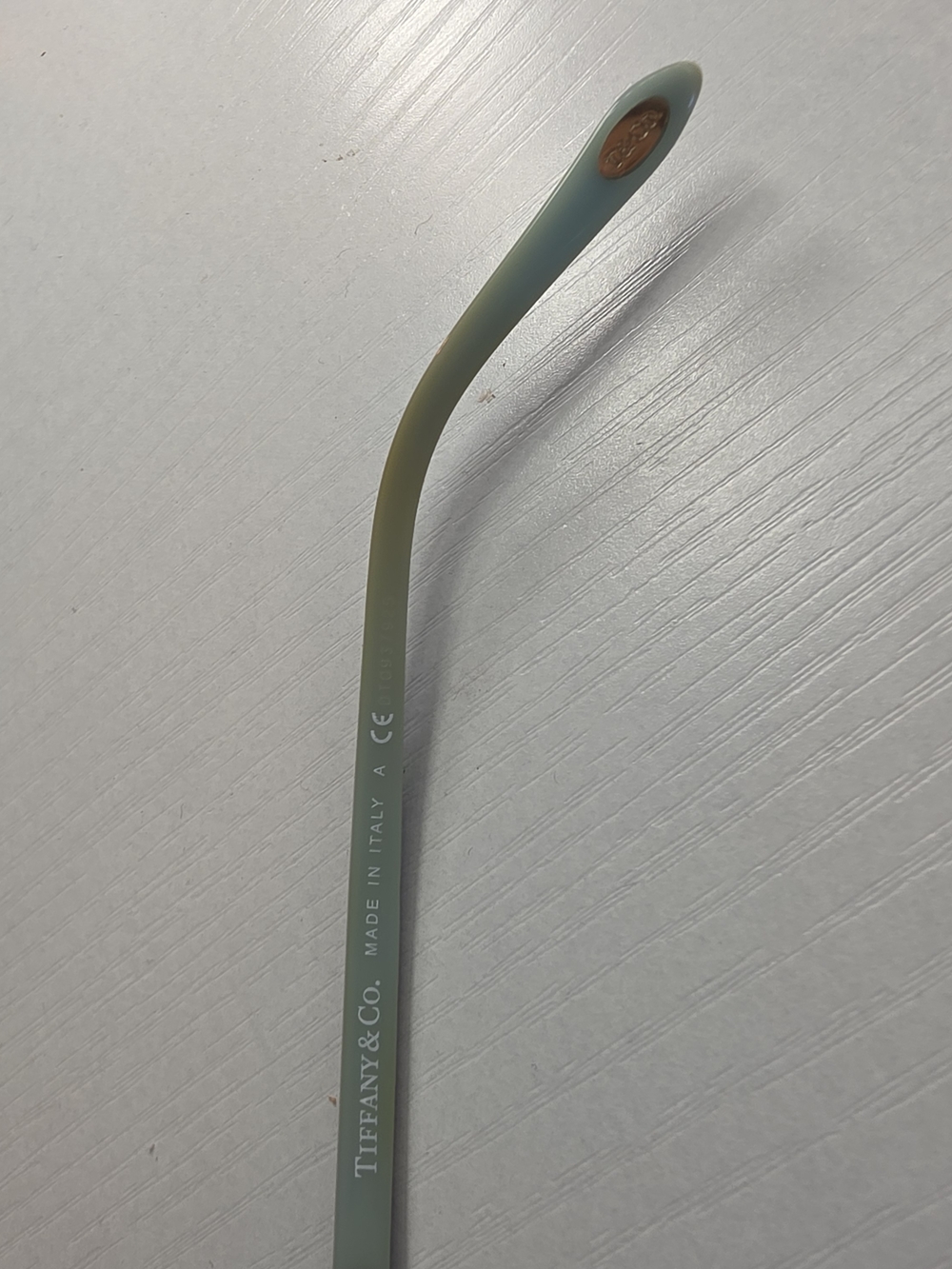 Tiffany & Co. Brown Cat-Eye Women's Glasses with Tiffany Blue Case - Picture 4 of 6